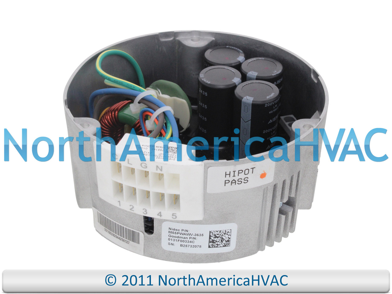 OEM M55PWAWV-3635 X13 Furnace Blower Motor Module 1 HP Replaces